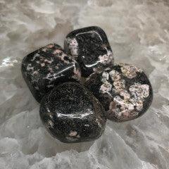 Tumbled Black Jade, Tumbled Small Crystals