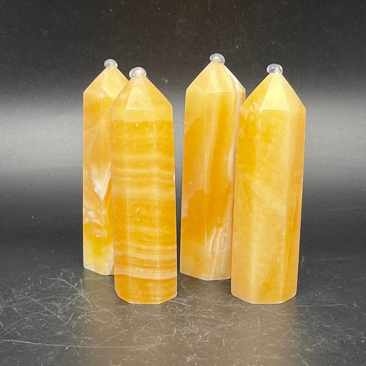 Yellow Calcite Towers – Natural Collective LLC